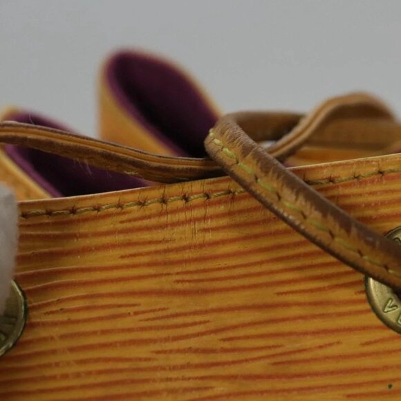 LOUIS VUITTON Epi Petit Noe Shoulder Bag Yellow M44109 LV Auth th5672 - Picture 13 of 16